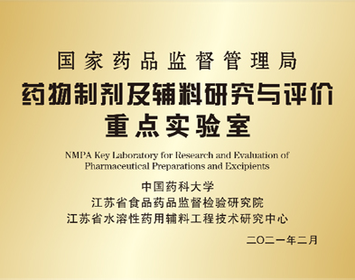 NMPA Key Laboratory for Research and Evaluation of Pharmaceutical Preparations and Excipients